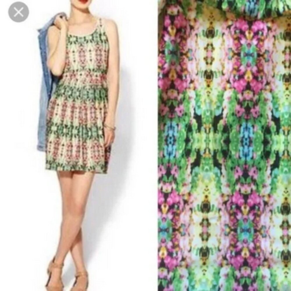 Anthropologie Pim + Larkin Jardiniere spring dress size large